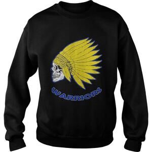 Native American Skull Golden State Warriors SweatShirt